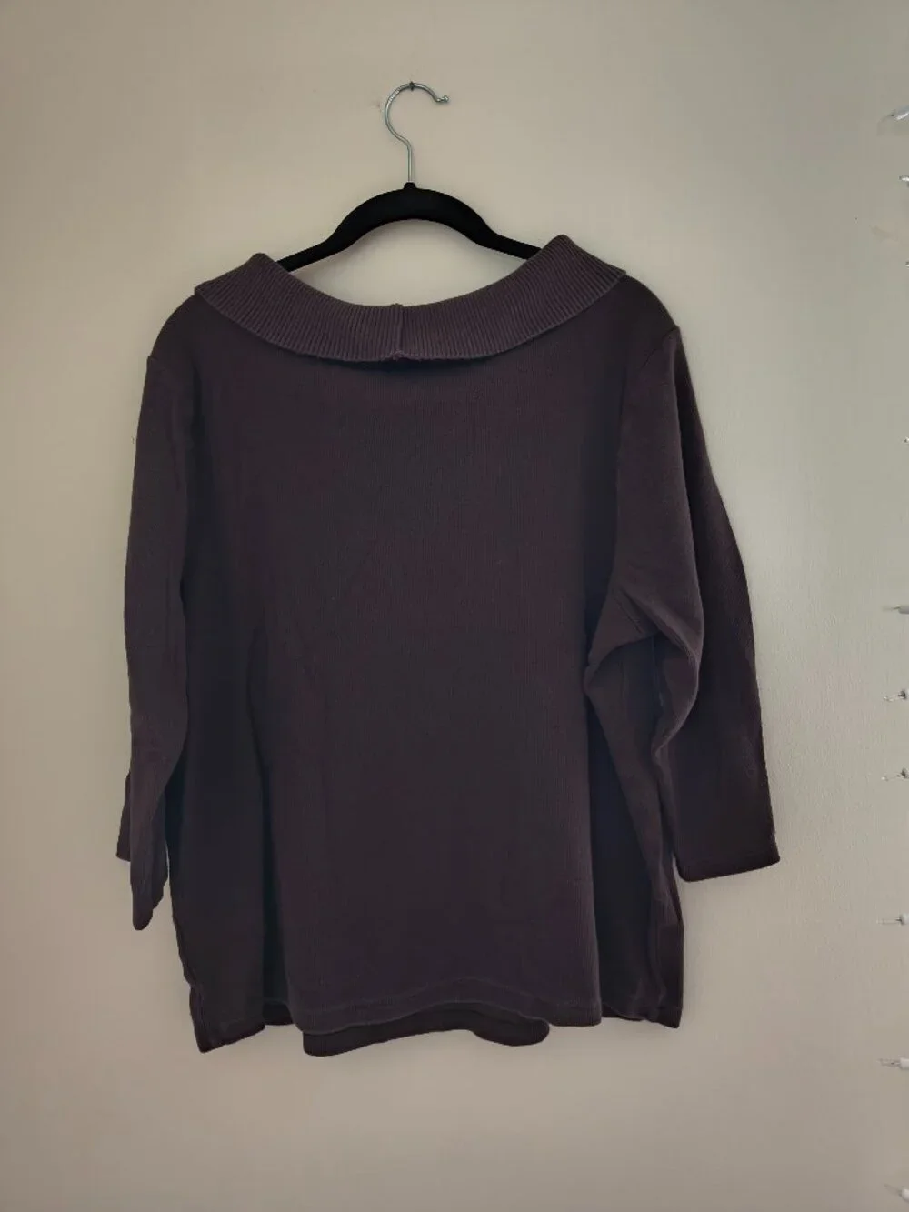 Chocolate Brown Rafaella Cown Neck Sweater